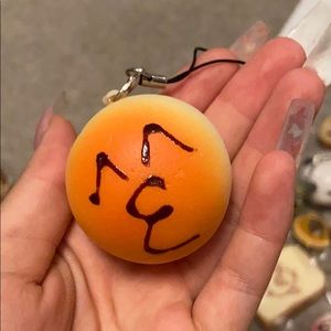 Squishy bread bun with face